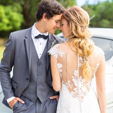 Charcoal Suit - Image by Hope Taylor Photography