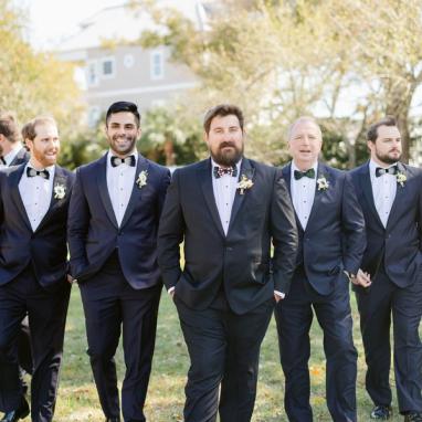 Black Peak Lapel Tuxedo - Image by @jodigrayphotography