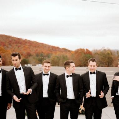 Black Notch Lapel Tuxedo - Image by @simonanthonyphot