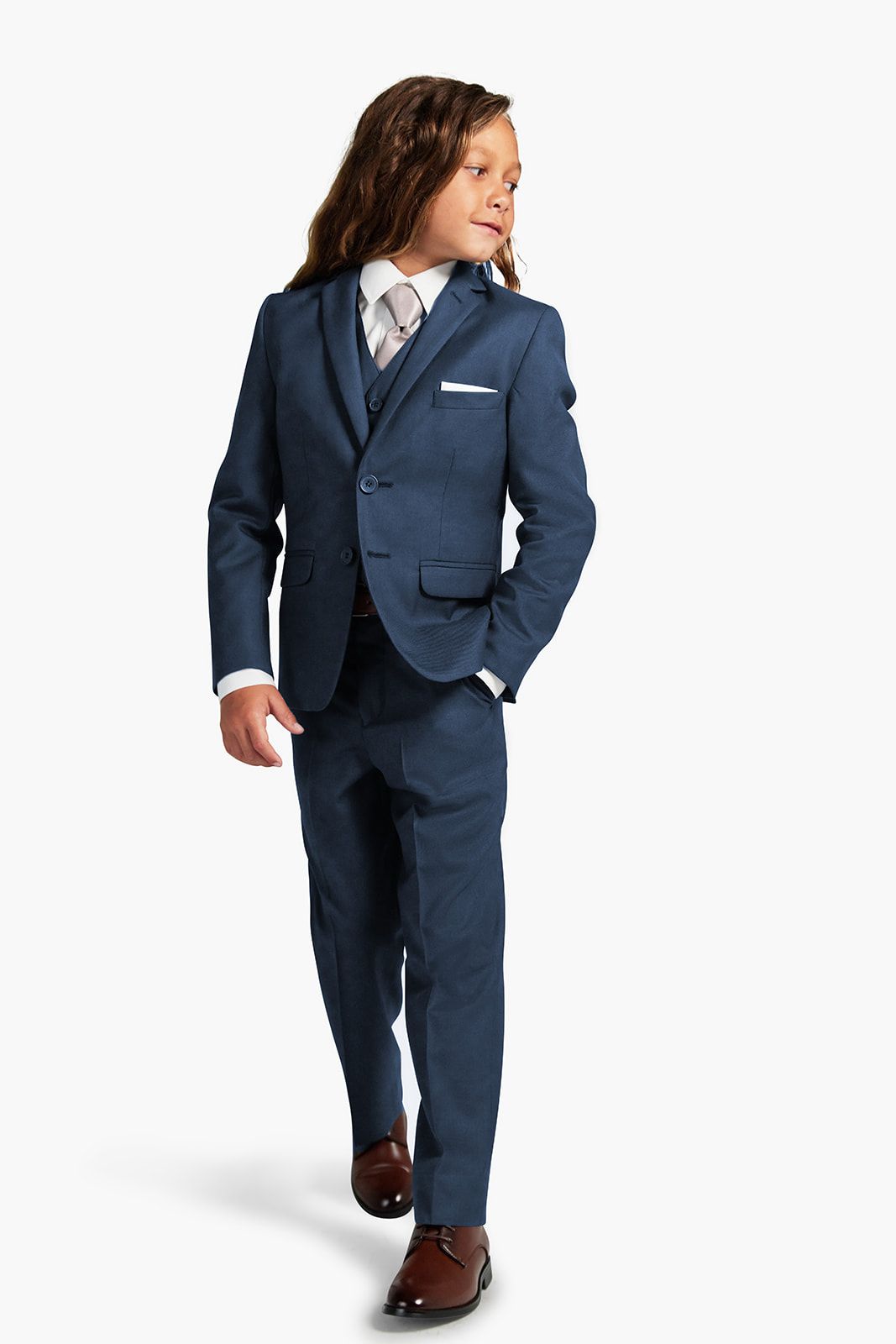Slate Blue Suit for kids, boys, children, and teens
