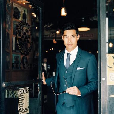 Slate Blue Suit - Image by FALSE