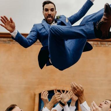 Indigo Blue Suit - Image by Wynsum + Marrow Photography