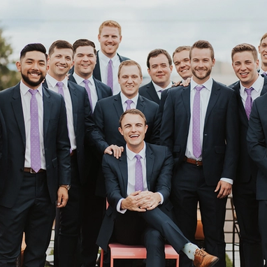 Navy Blue Suit - Image by Wild Jasmine Photography