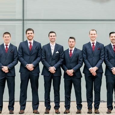 Navy Blue Suit - Image by Sarah Sunstrom Photography