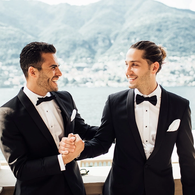 Black Shawl Lapel Tuxedo - Image by FALSE