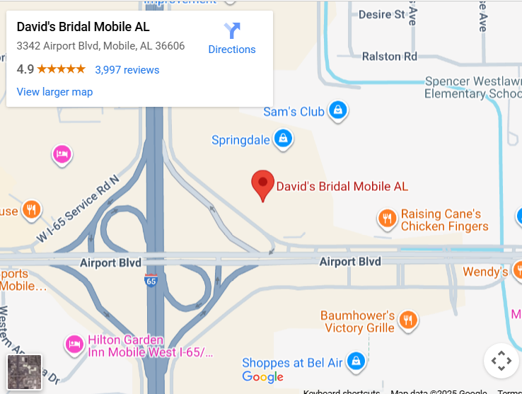 Suit & Tuxedo Rental Showroom in Mobile, AL