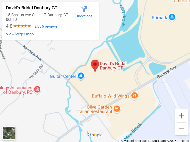 Suit & Tuxedo Rental Showroom in Danbury, CT