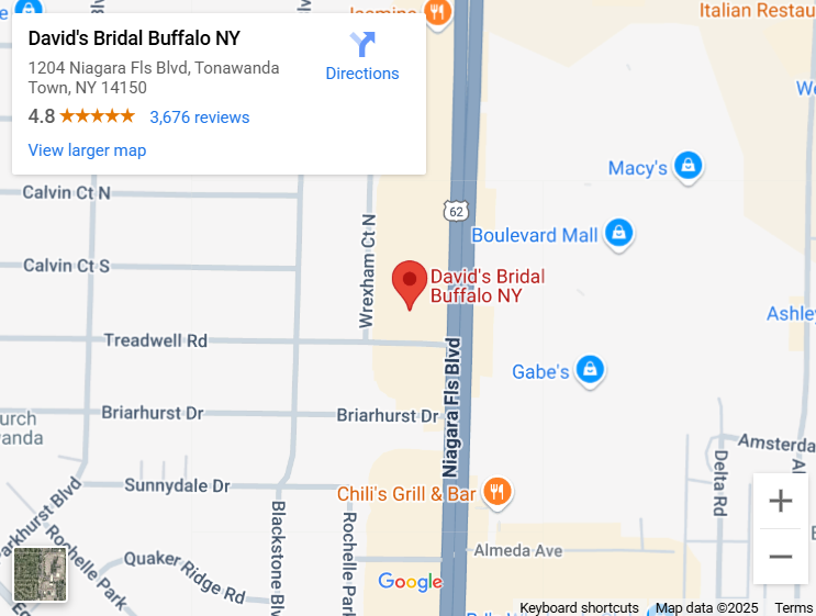 Suit & Tuxedo Rental Showroom in Buffalo, NY