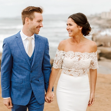Indigo Blue Suit - Image by Carmen Lopez Photography