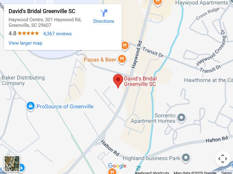 Suit & Tuxedo Rental Showroom in Greenville, SC