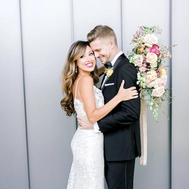 Black Shawl Lapel Tuxedo - Image by Marisa Belle Photography