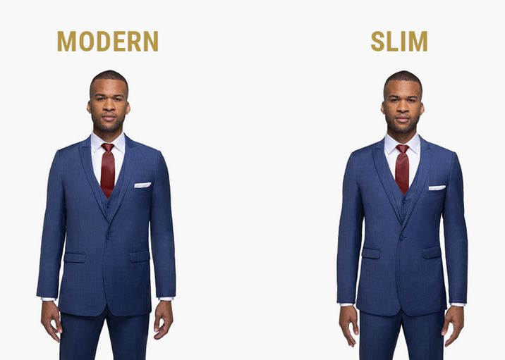 Modern Fit v. Slim Fit Suits + Tuxes, Blog, Generation Tux