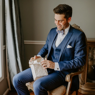 Mystic Blue Suit - Image by Sarah Brookhart Photography