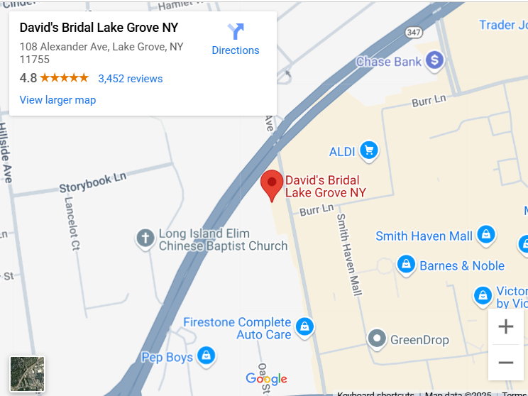 Suit & Tuxedo Rental Showroom in Lake Grove, NY
