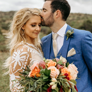 Indigo Blue Suit - Image by Wynsum + Marrow Photography