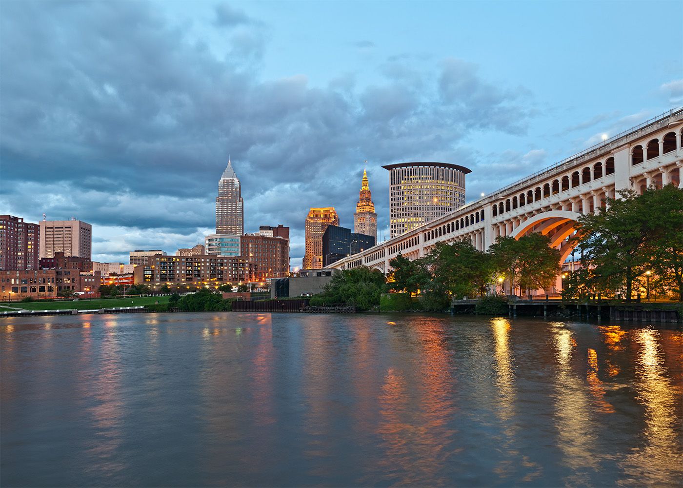 A picture of Cleveland, OH