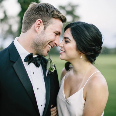 Black Notch Lapel Tuxedo - Image by Julia Sharapova Photography