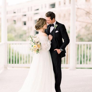 Black Shawl Lapel Tuxedo - Image by Adelyn Boling Photography