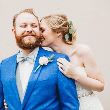 Indigo Blue Suit - Image by Alyse Michelle Images