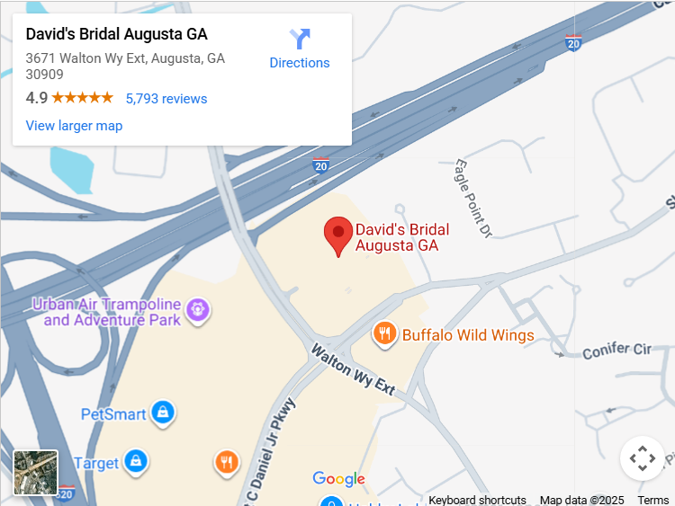 Suit & Tuxedo Rental Showroom in Augusta, GA