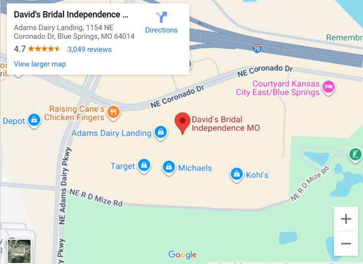 Suit & Tuxedo Rental Showroom in Independence, MO