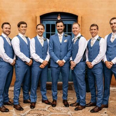 Indigo Blue Suit - Image by Wynsum + Marrow Photography