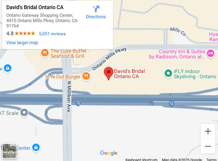 Suit & Tuxedo Rental Showroom in Ontario, CA