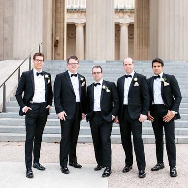 Black Peak Lapel Tuxedo - Image by FALSE