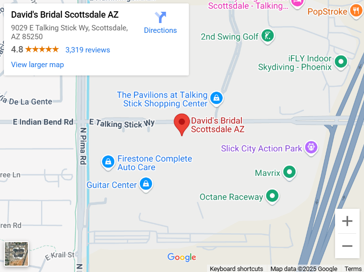 Suit & Tuxedo Rental Showroom in Scottsdale, AZ