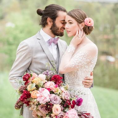 Light Gray Plaid Suit - Image by Rakoteet Photography