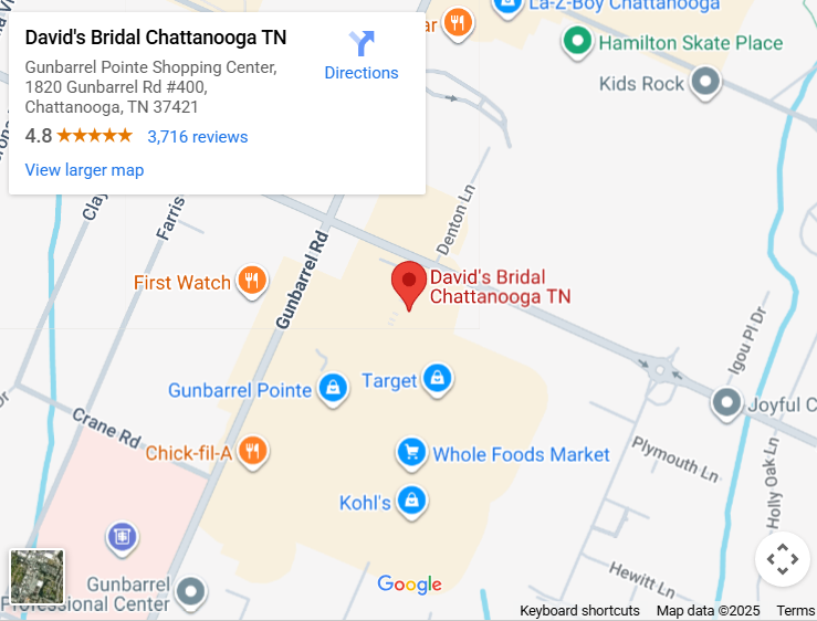 Suit & Tuxedo Rental Showroom in Chattanooga, TN