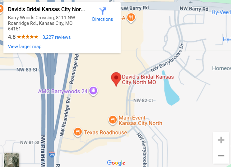 Suit & Tuxedo Rental Showroom in North Kansas City, MO