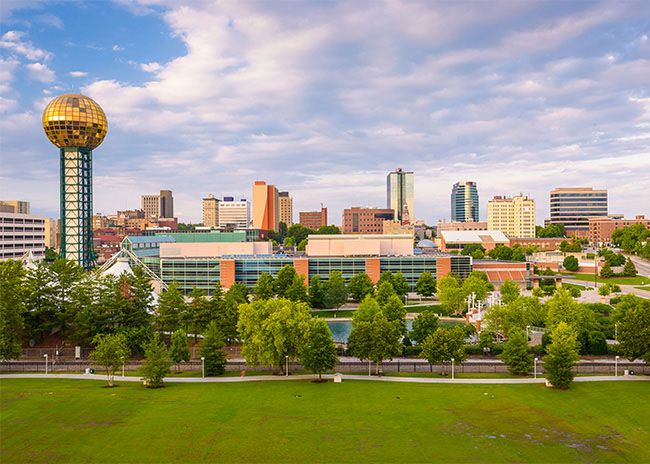 Image of Knoxville Tennessee during the day 