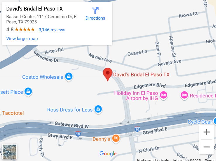 Suit & Tuxedo Rental Showroom in El Paso, TX