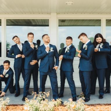 Navy Blue Suit - Image by Alyssa Rados Photography