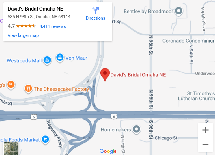Suit & Tuxedo Rental Showroom in Omaha, NE