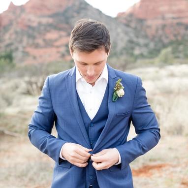 Mystic Blue Suit - Image by Shelby Lea Photography