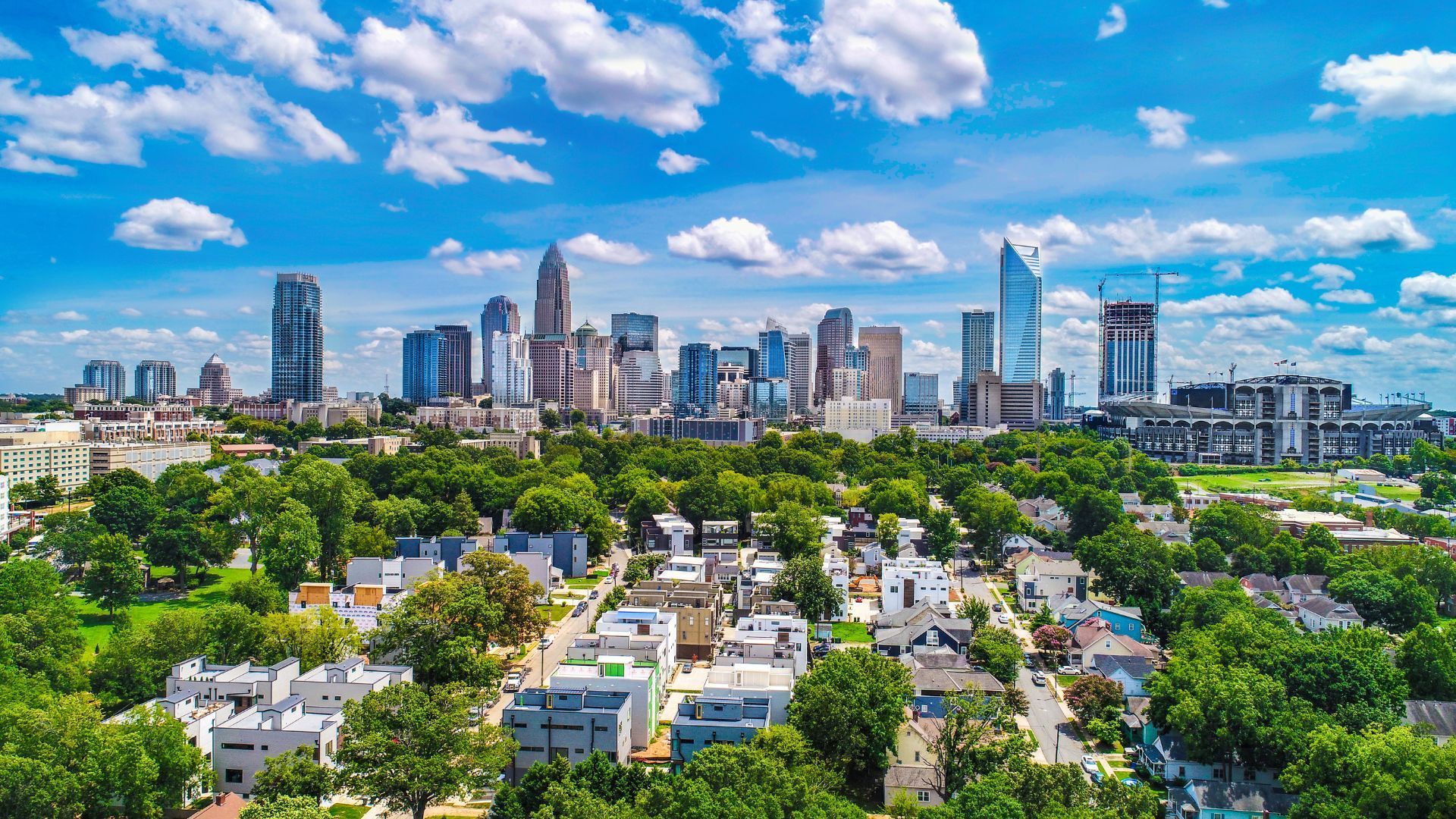 City Skyline of Charlotte, NC