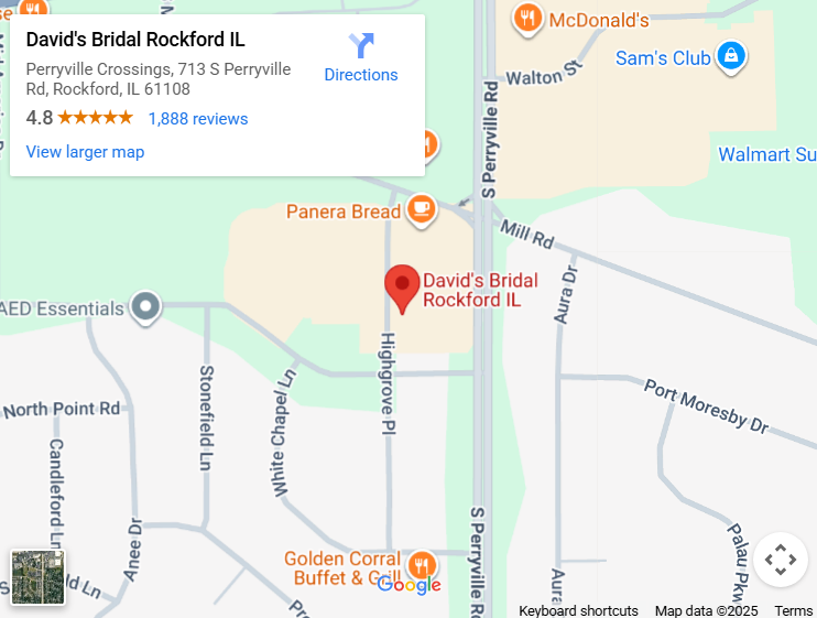 Suit & Tuxedo Rental Showroom in Rockford, IL