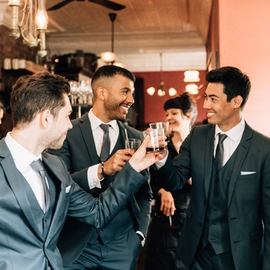 Slate Blue Suit - Image by FALSE