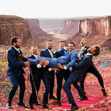 Indigo Blue Suit - Image by The Hearnes Adventure Photography