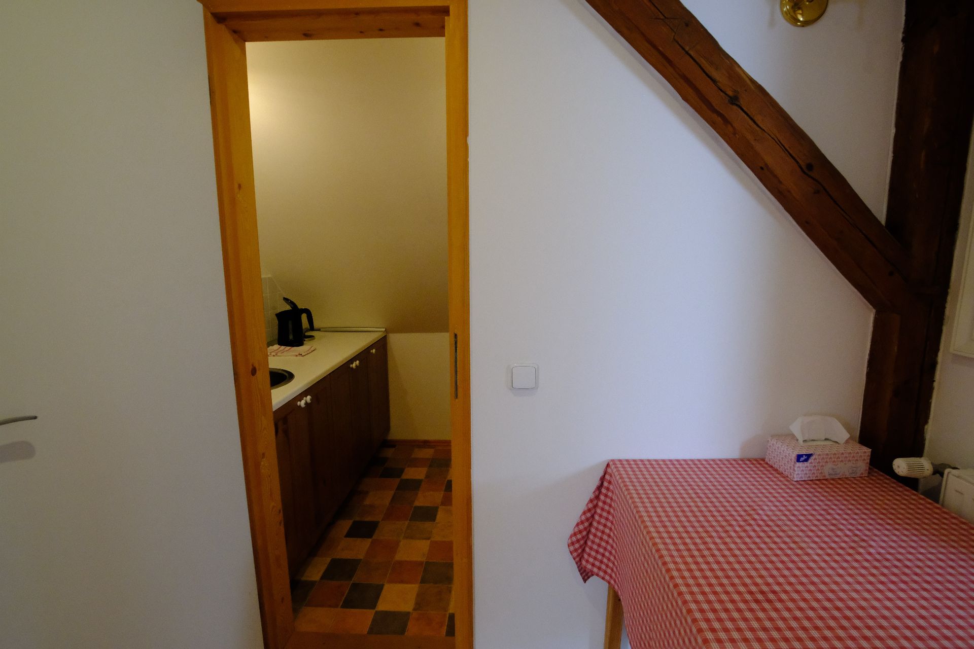 Apartmán č. 10 — vybavená kuchyňka