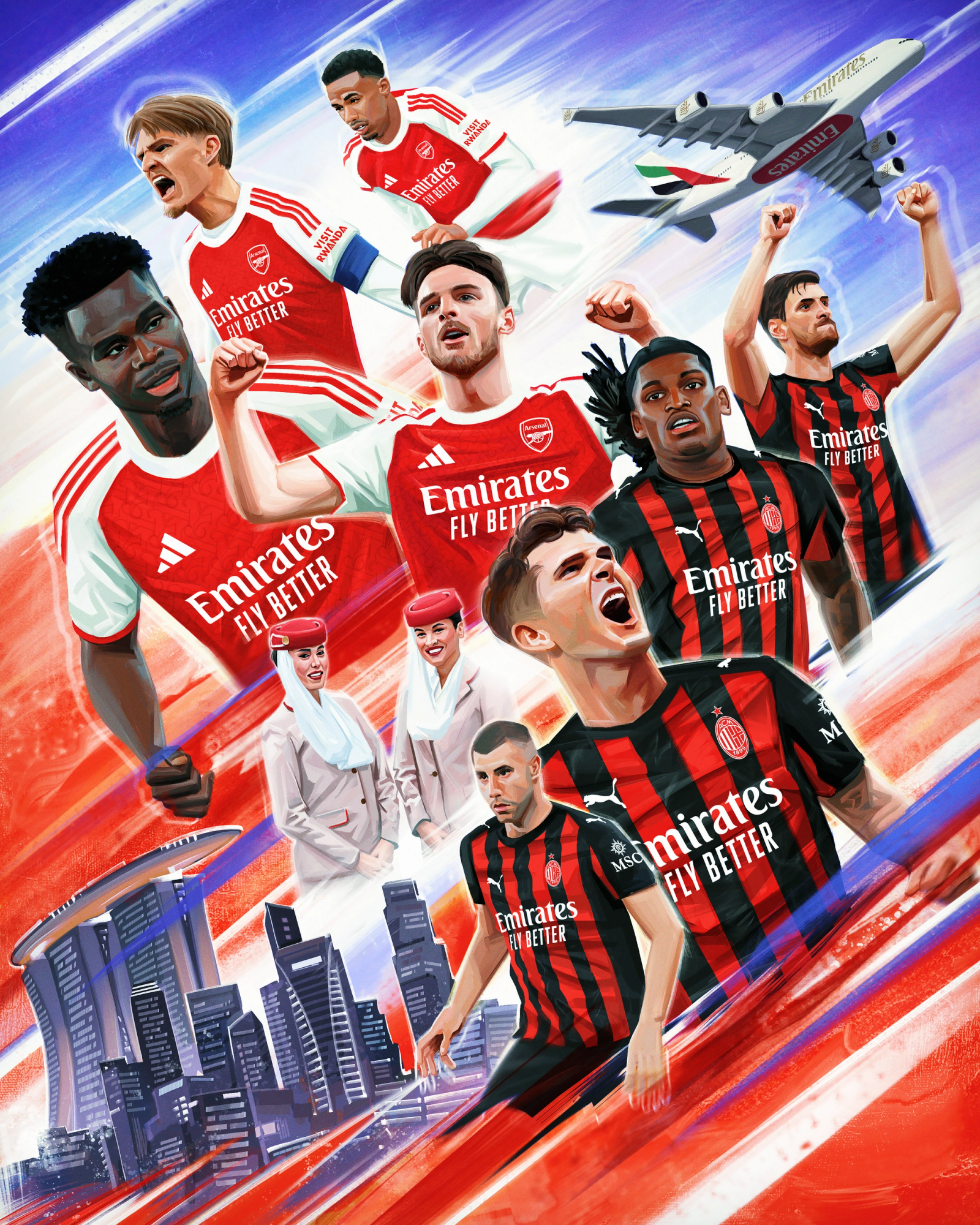 Arsenal vs AC Milan - Singapore Pre-Season Tour