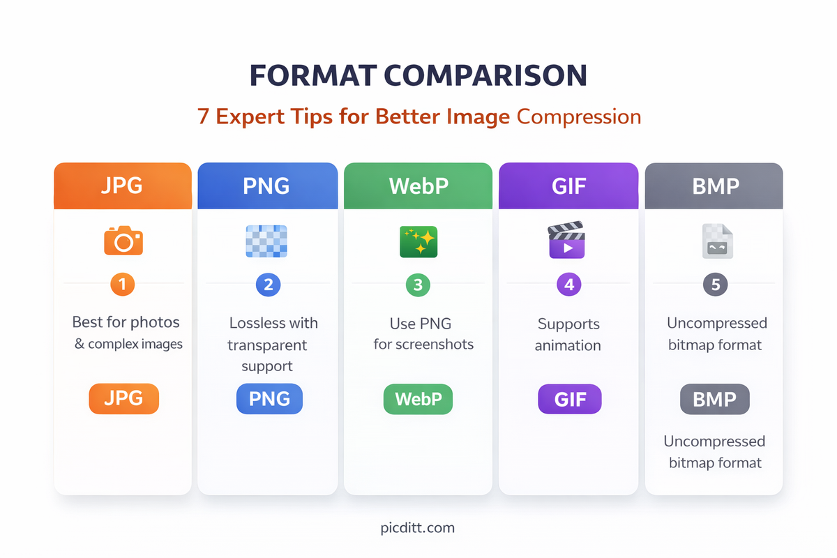 Uploading images to PicDitt image converter for format conversion