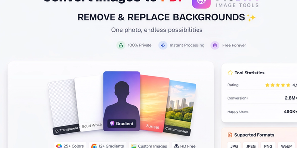 PicDitt free online image to PDF converter tool with upload area and customization options Related Articles: