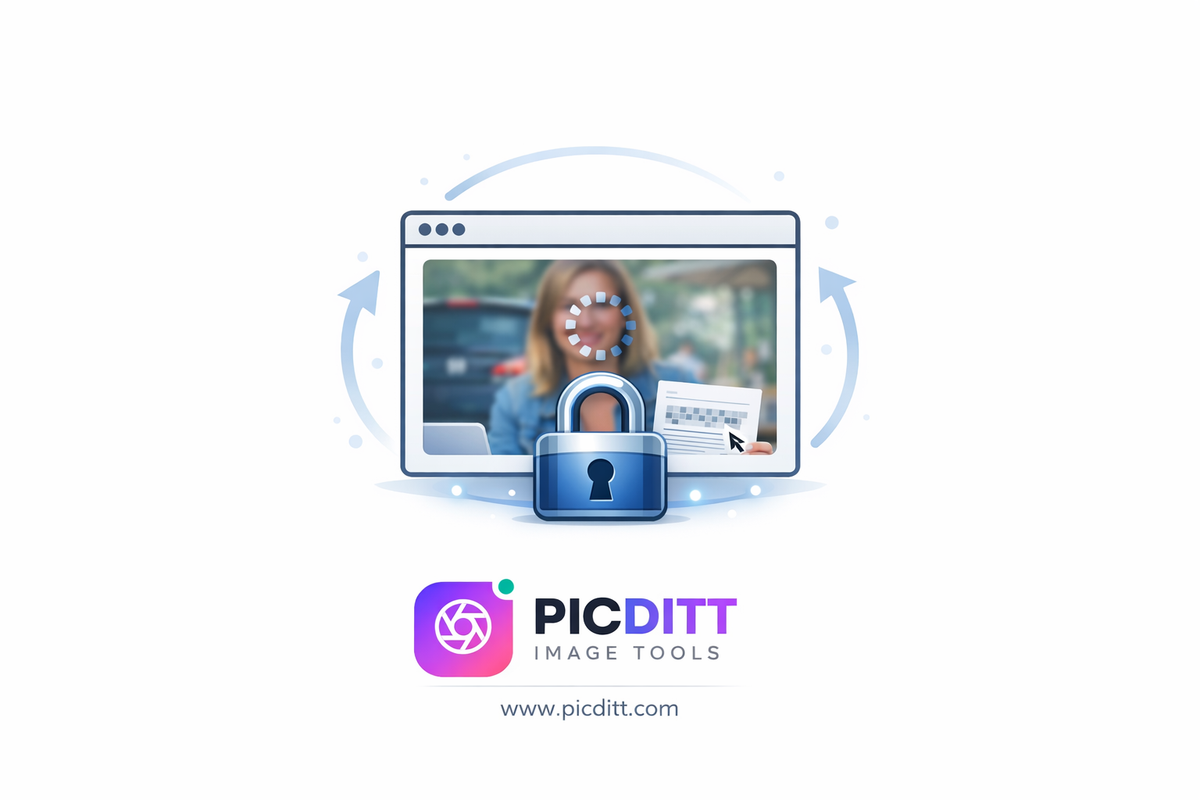 secure browser-based image processing concept