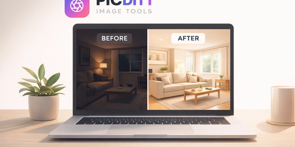 Before and after comparison photo showing a home renovation transformation created side by side using a free online image joining tool