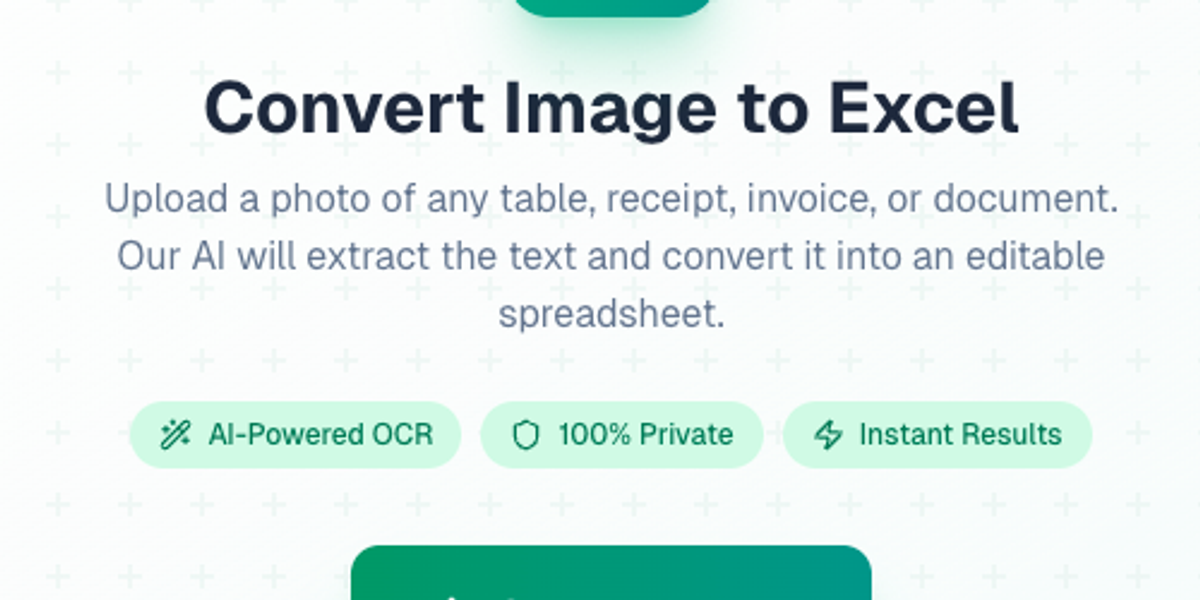 Unlock the Power of Data Extraction with PicDitt’s Free Image to Excel OCR Tool