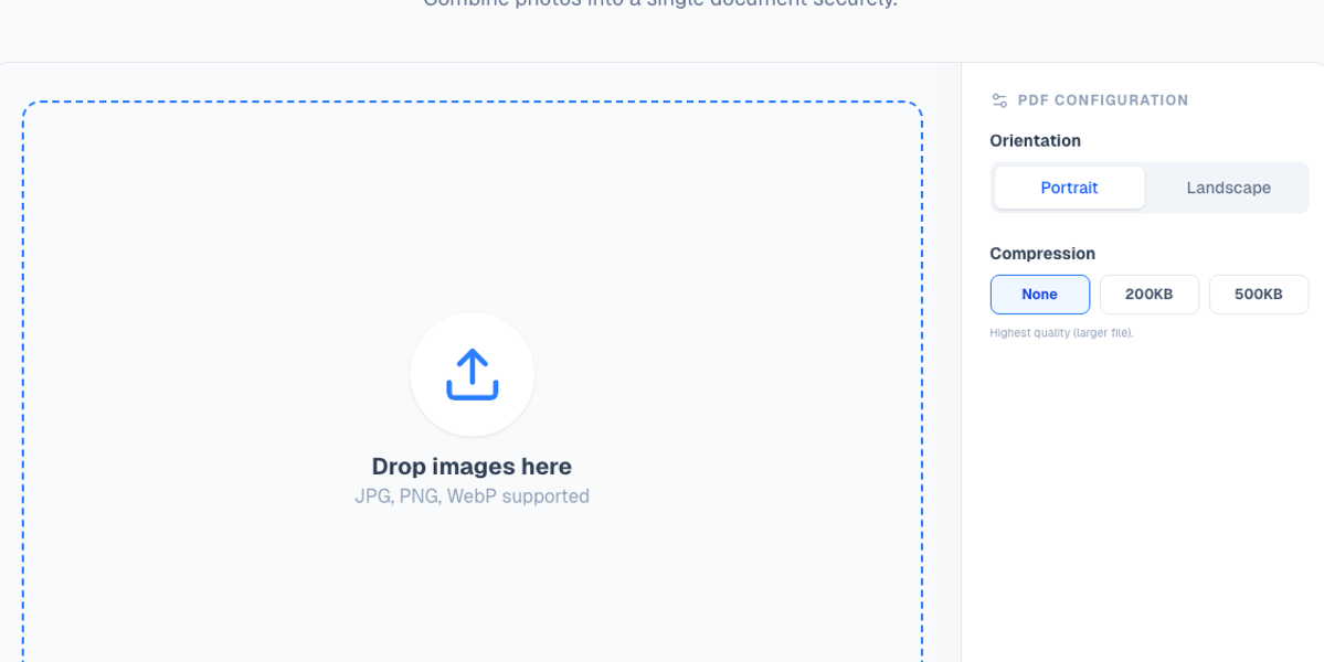 Turn Your Photos into a Professional PDF Document Instantly (Portfolios & Receipts)