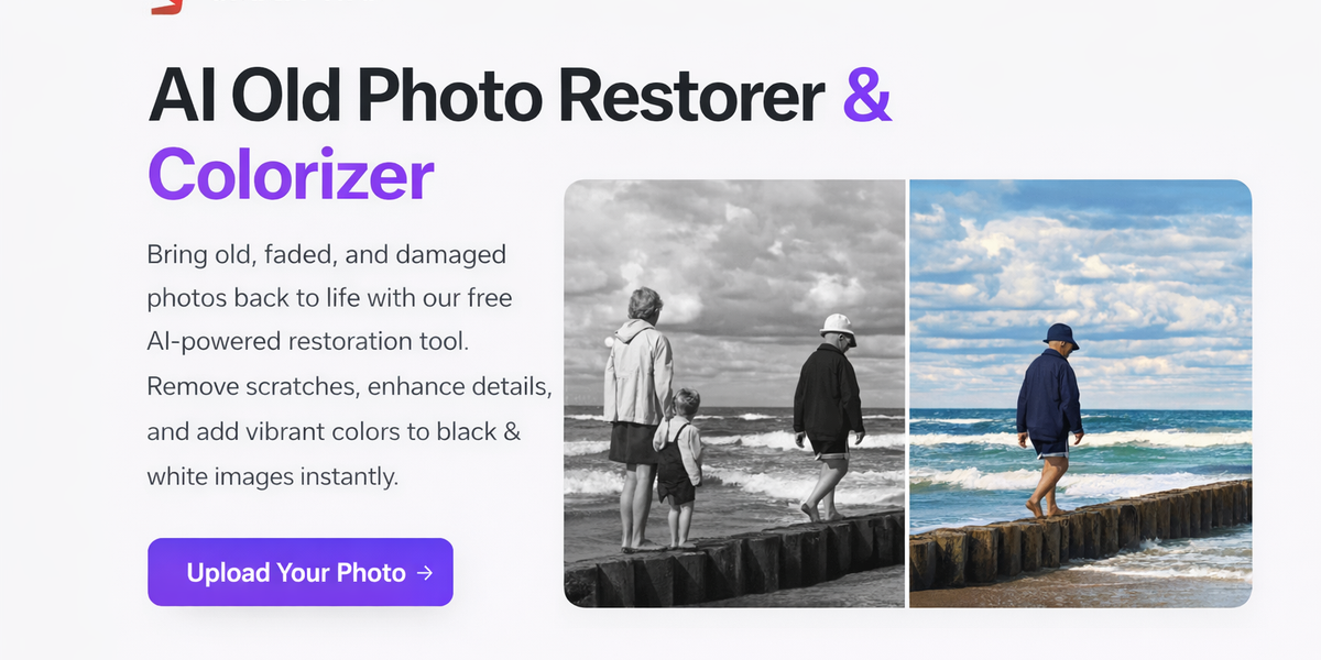 AI Old Photo Restorer & Colorizer: How to Bring Faded Family Photos Back to Life